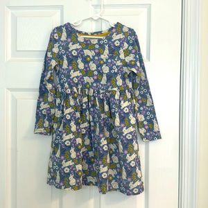 Mini Boden bunny fun jersey  dress